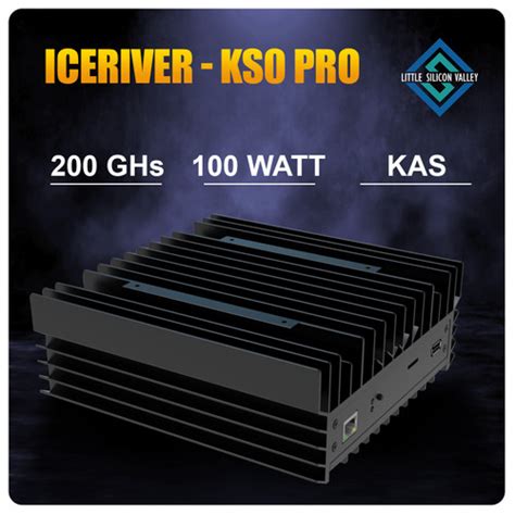 Jual ICERIVER KS 0 PRO KAS MINER 200 GH 100 W KASPA MINER KOIN CRYPTO