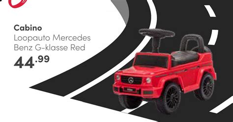 Cabino Loopauto Mercedes Benz G Klasse Red Aanbieding Bij Baby Tiener