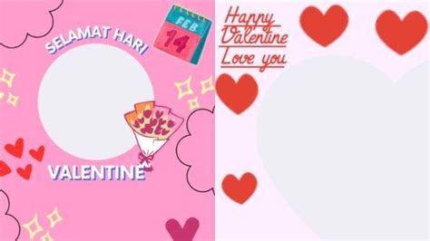 30 Twibbon Hari Valentine Menarik Gratis Desain Terbaru Bernuansa