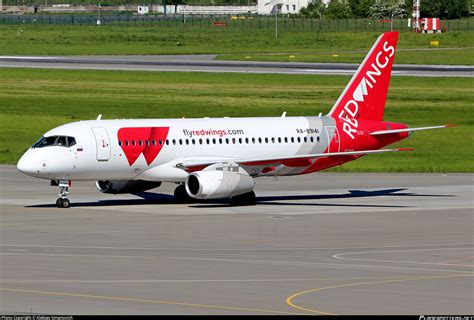 Ra Red Wings Sukhoi Superjet B Photo By Aleksey Simanovich