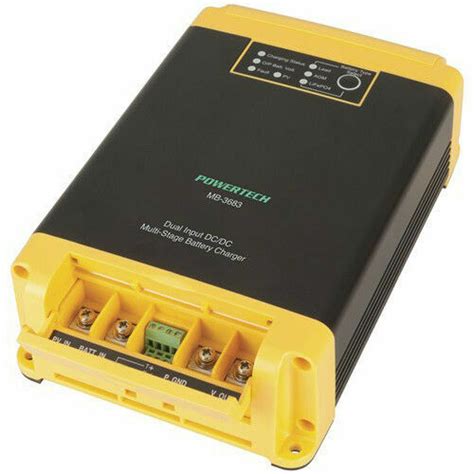 PowerTech Dual Input 20a Dc Dc Multi Stage Battery Charger For Sale