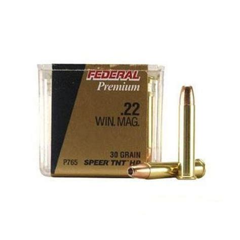 Federal Premium Vital Shok 22 Wmr 50 Rounds Of 30 Gr Vital Shok Ammunition Keep Shooting