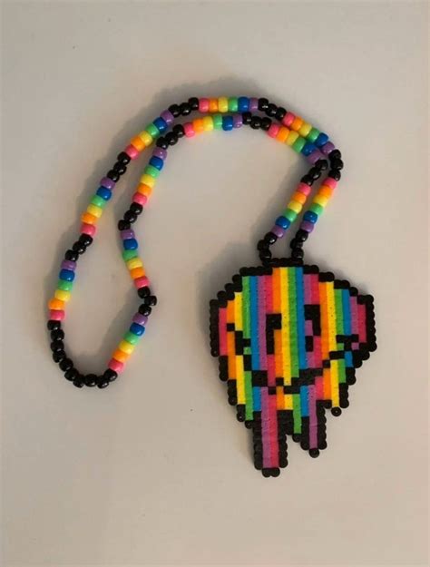 Trippy Rave Perler Bead Patterns Printable Templates Free