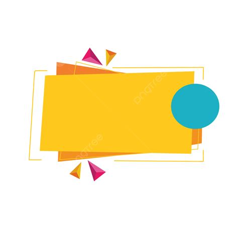 Osm Text Banner Yellow Box Vector Yellow Text Box Banner Text Banner