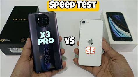 IPhone SE 2020 Vs Poco X3 Pro Speed Test A13 BIONIC Vs SD 860 Paisa