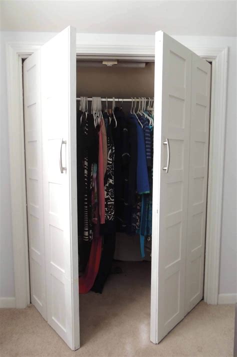 How To Replace Bifold Closet Doors With French - Image of Bathroom and ...