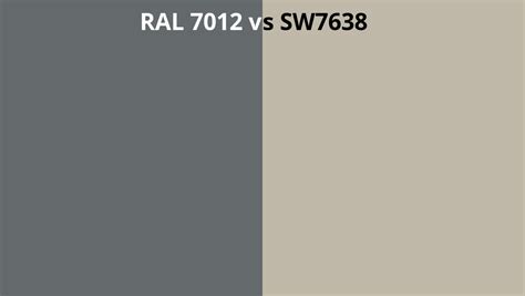 Ral 7012 Vs Sw7638 Ral Colour Chart Uk