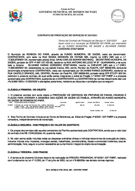 CONTRATO FAIXAS SAÚDE 20210321 Assinado 2 Prefeitura Municipal de