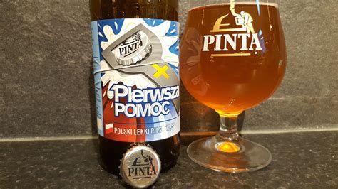 Browar Pinta Pierwsza Pomoc Polski Lekki Pils Polish Craft Beer