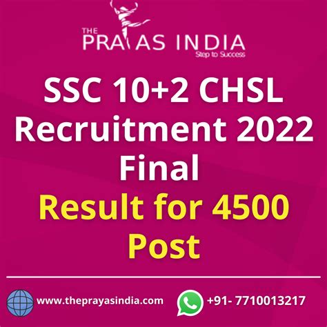 Ssc Chsl Tier Ii Exam Notice For Ldc Deo Post