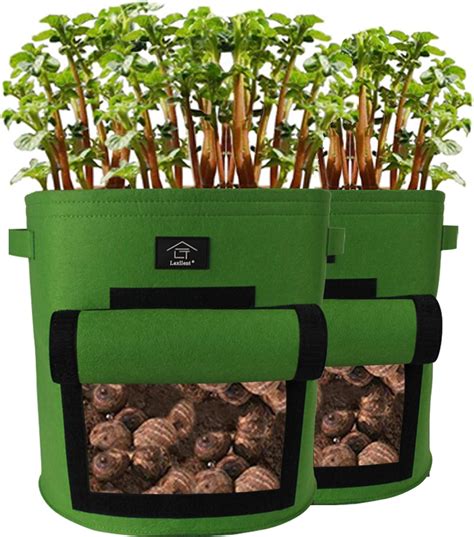 Laxllent Sacs De Plantation De Jardin Pcs Gallons Sac De Legumes