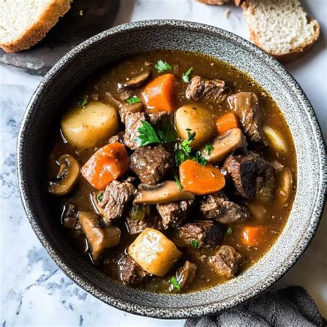 slow cooker beef stew  mushrooms eatmewellcom