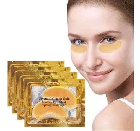 Mascarilla Facial Para Piel Mixta Cristal Eyes Antiedad Parches Dorados