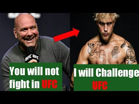 Dana White Slams Jake Paul I Believe He S A Cheater Use Steroids