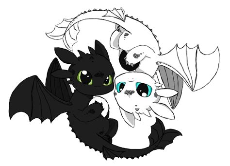 Toothless Ying Yang by xXBrandonluvaXx on DeviantArt