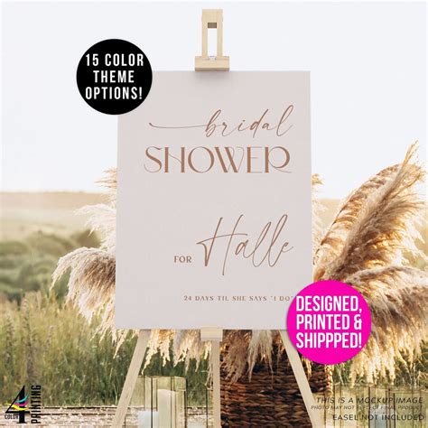 Printed Bridal Shower Welcome Sign Boho Bridal Shower Sign Bridal Shower Welcome Sign Bridal