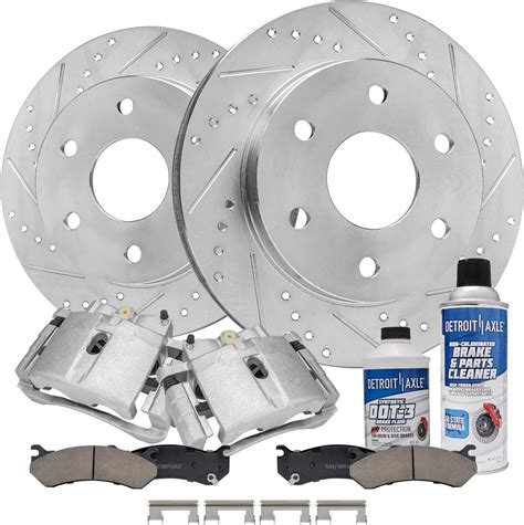 Amazon Detroit Axle Front 8pc Brake Kit For Chevy Silverado GMC