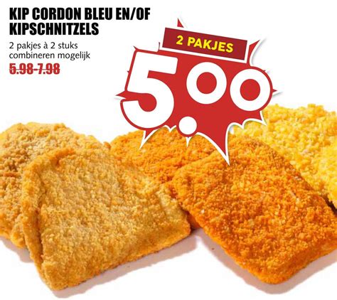 KIP CORDON BLEU EN OF KIPSCHNITZELS Aanbieding Bij MCD Supermarkt