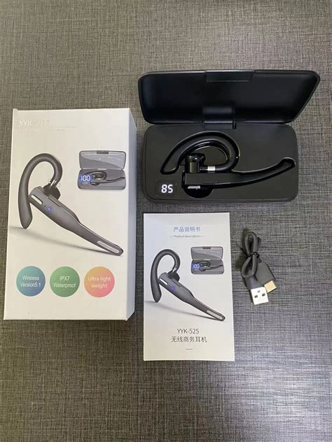 YYK-525 5.0 Bluetooth Single Handsfree Wireless Earbuds For Driving ...