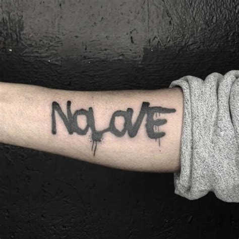 No Love Tattoo Ideas For Heartbreakers Tattoo Glee