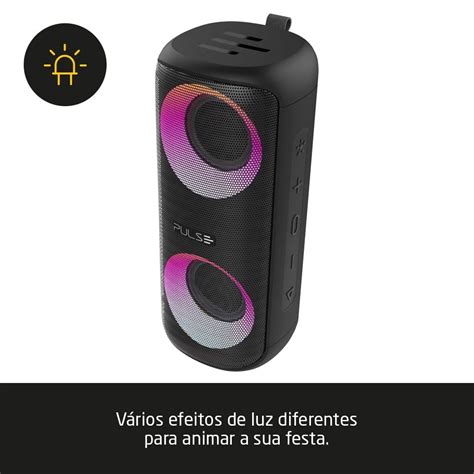 Caixa De Som Mini Pulsebox 30w Bluetooth 5 0 Aux Sd Pulse Sp603x