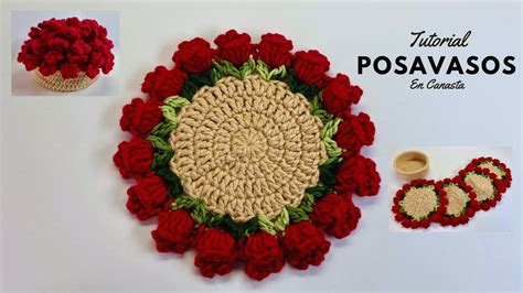 Linda Idea Canasta Se Convierte En Posavasos Crochet Tutorial