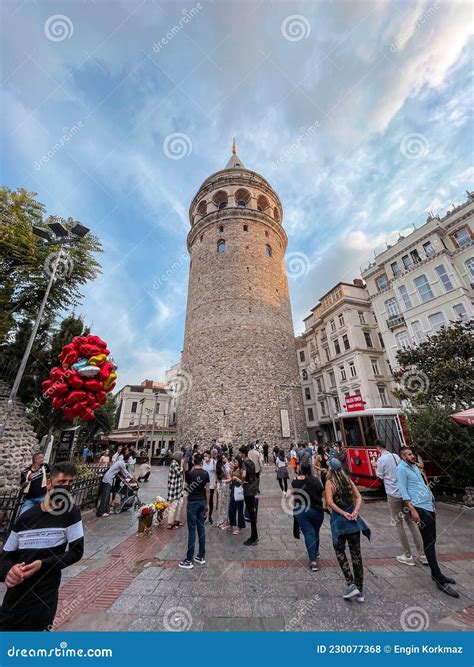 Torre De Galata No Peru Istanbul Foto De Stock Editorial Imagem De