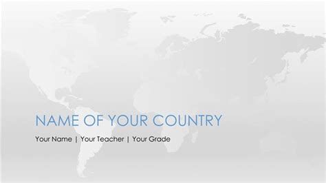 Free Worldmap PowerPoint Template