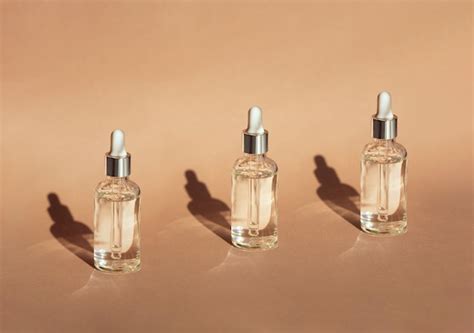 Premium Photo Serum On A Beige Background With Natural Light