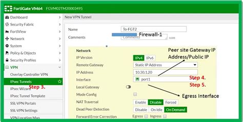 Ipsec Vpn Configuration Fortigate Firewall Network Interview