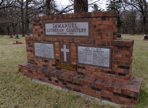 Immanuel Lutheran Cemetery In Flom Township Minnesota Find A Grave