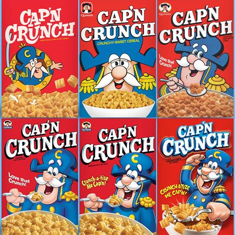 Captain Crunch Cereal Box