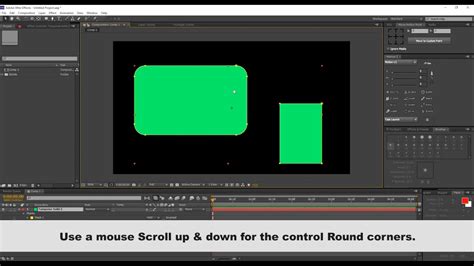 How To Create A Rounded Corners In Mask After Effects Tips This