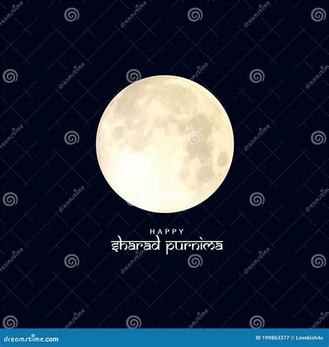 Vector Illustration of Sharad Purnima Which is a Harvest Festival ...