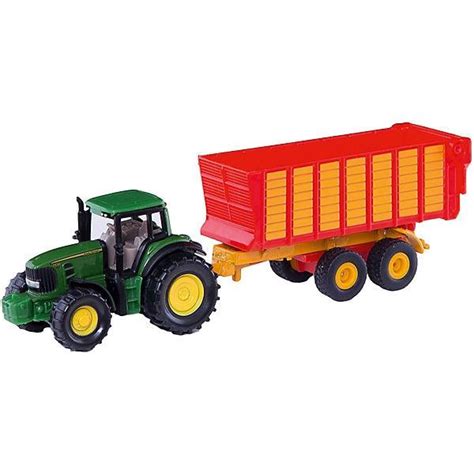 JouetToys Pack Siku Tracteur John Deere Remorque Maxi Promo Jouettoys