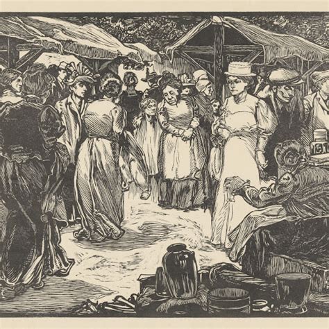 Marktscène met mannen en vrouwen Johannes Josephus Aarts 1881 1934