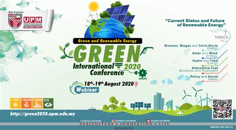 Upm International Conference On Green And Renewable Energy 2020