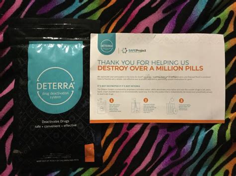 Free Deterra Drug Deactivation System