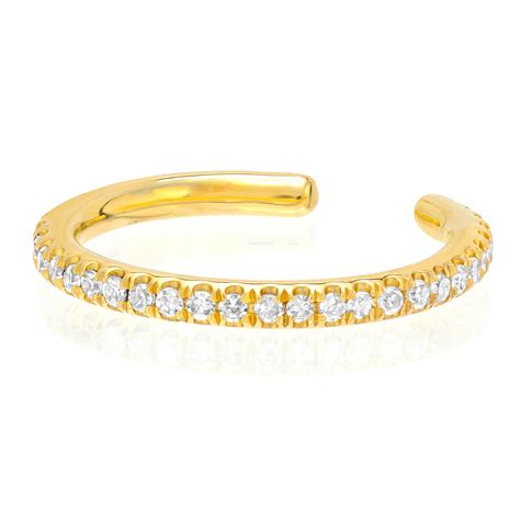 Gold & Diamond Ear Cuff - Susan Campbell Jewelry