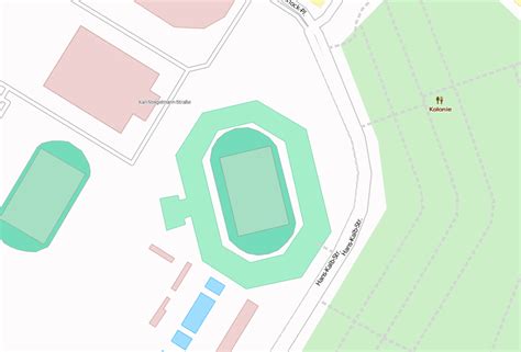 Grundig Stadion Stadtplan mit Satellitenaufnahme und Hotels von Nürnberg