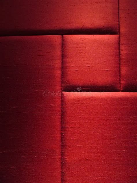 Red Fabric Wall Panel Stock Image Image Of Square Elegant 15236945