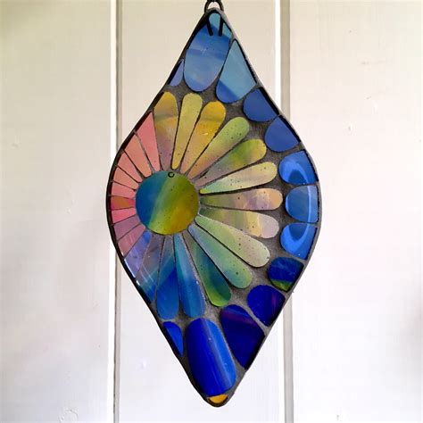 Stained Glass Mosaic Droplet Ref 116 Siobhan Allen