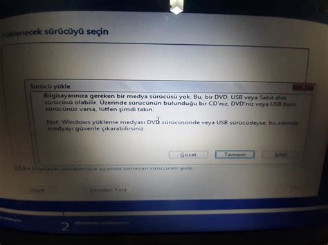 Windows Kurulum Ekran Nda Medya S R C S Yok Hatas Technopat Sosyal