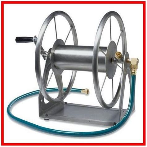 Stainless Steel Wall Mount Garden Hose Reel