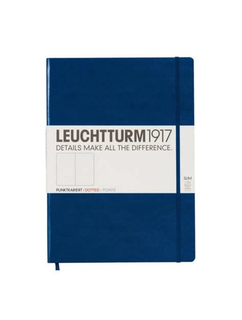 Leuchtturm1917 A4 Notitieboek Master Slim Navy Blue