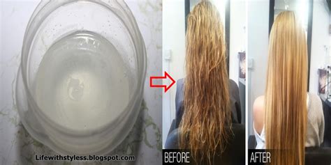 Homemade Hair Straightening Gel Life With Styles