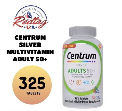 Centrum Silver Adults 50 Multivitamins 325 Tablets Lazada Ph