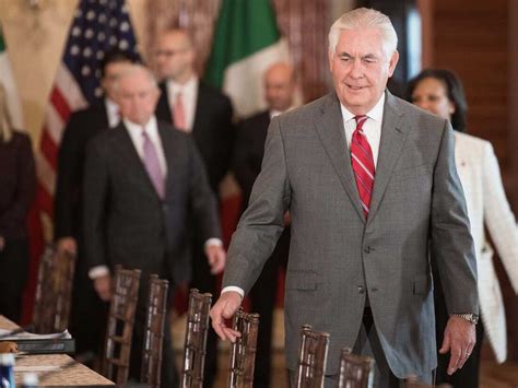 For Rex Tillerson A Rocky First Year As Trump S Secretary Of State