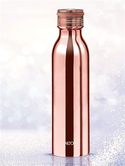 Buy Milton Rose Gold Toned Glitz Thermosteel Hours Hot Cold Bottle Ml Water