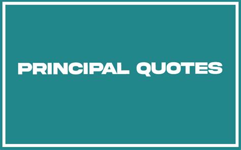 principal quotes  commentary burning  success
